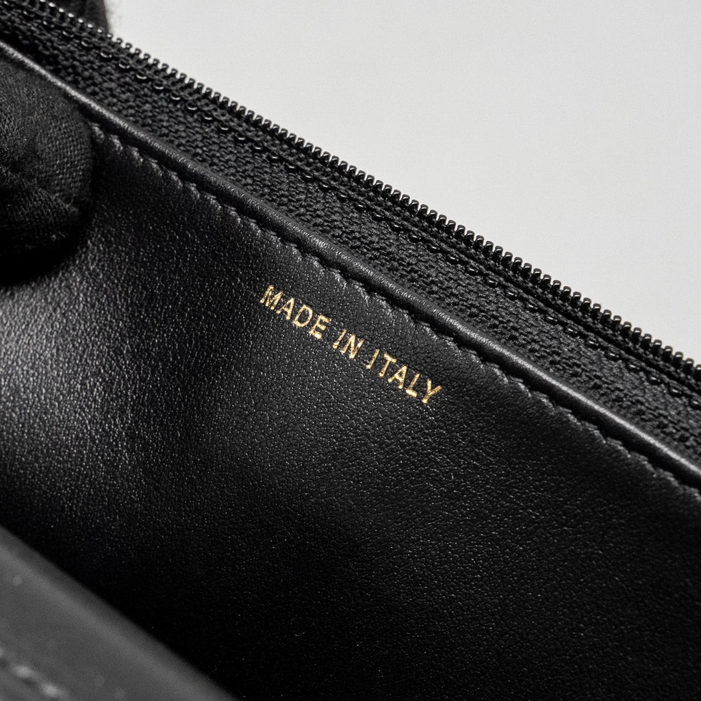 CHANEL BOY WALLET ON CHAIN CAVIAR BLACK GHW (MICROCHIP)
