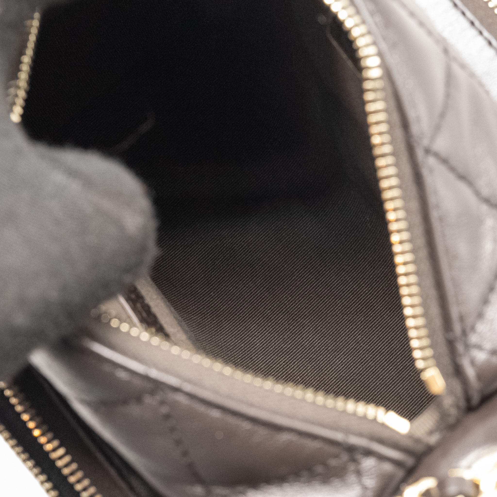 CHANEL 24K SMALL CAMERA CASE BAG SHINY CRUMPLED LAMBSKIN DARK BROWN LGHW (MICROCHIP)