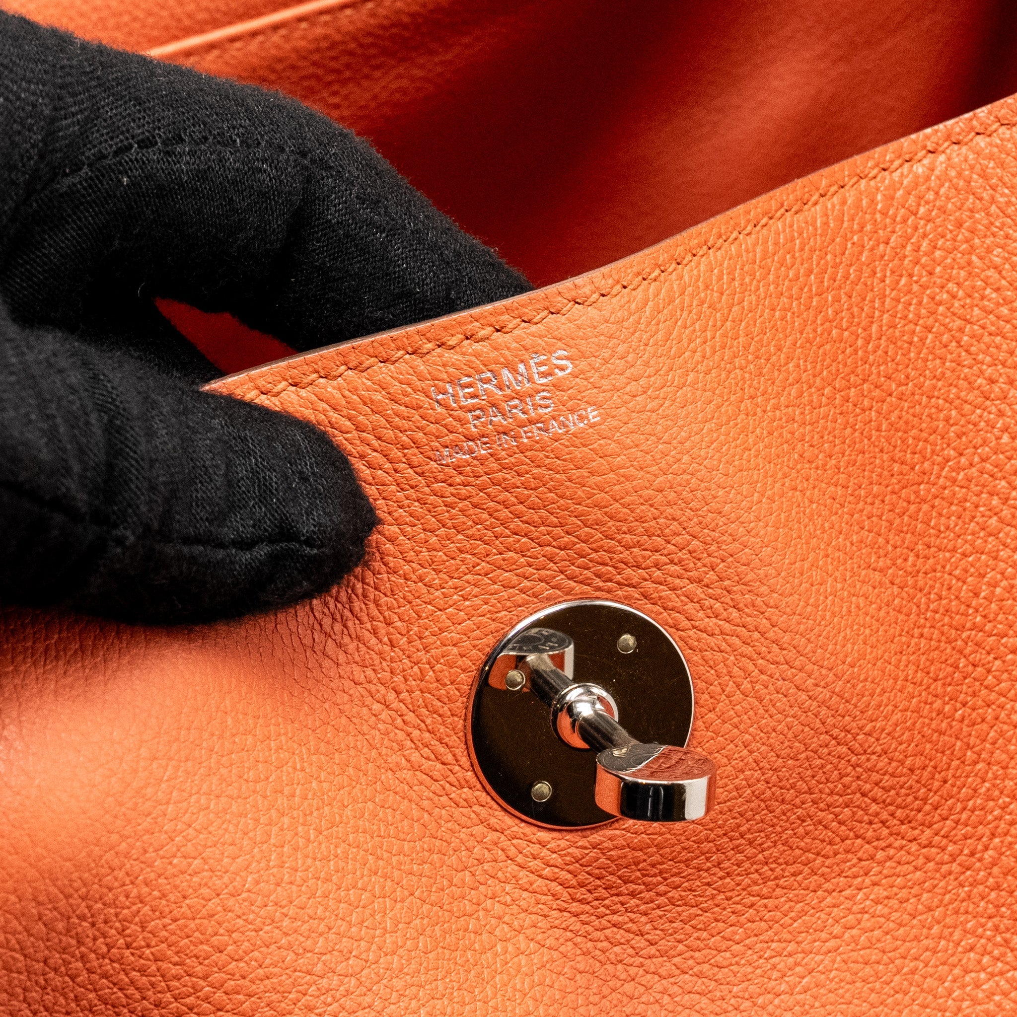 HERMES LINDY 34 EVERCOLOR L5 CREVETTE SHW