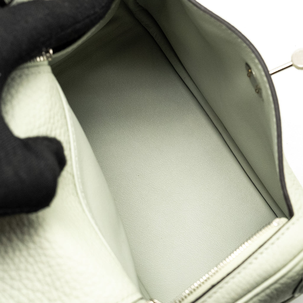 HERMES MINI LINDY CLEMENCE GRIS NEVE SHW