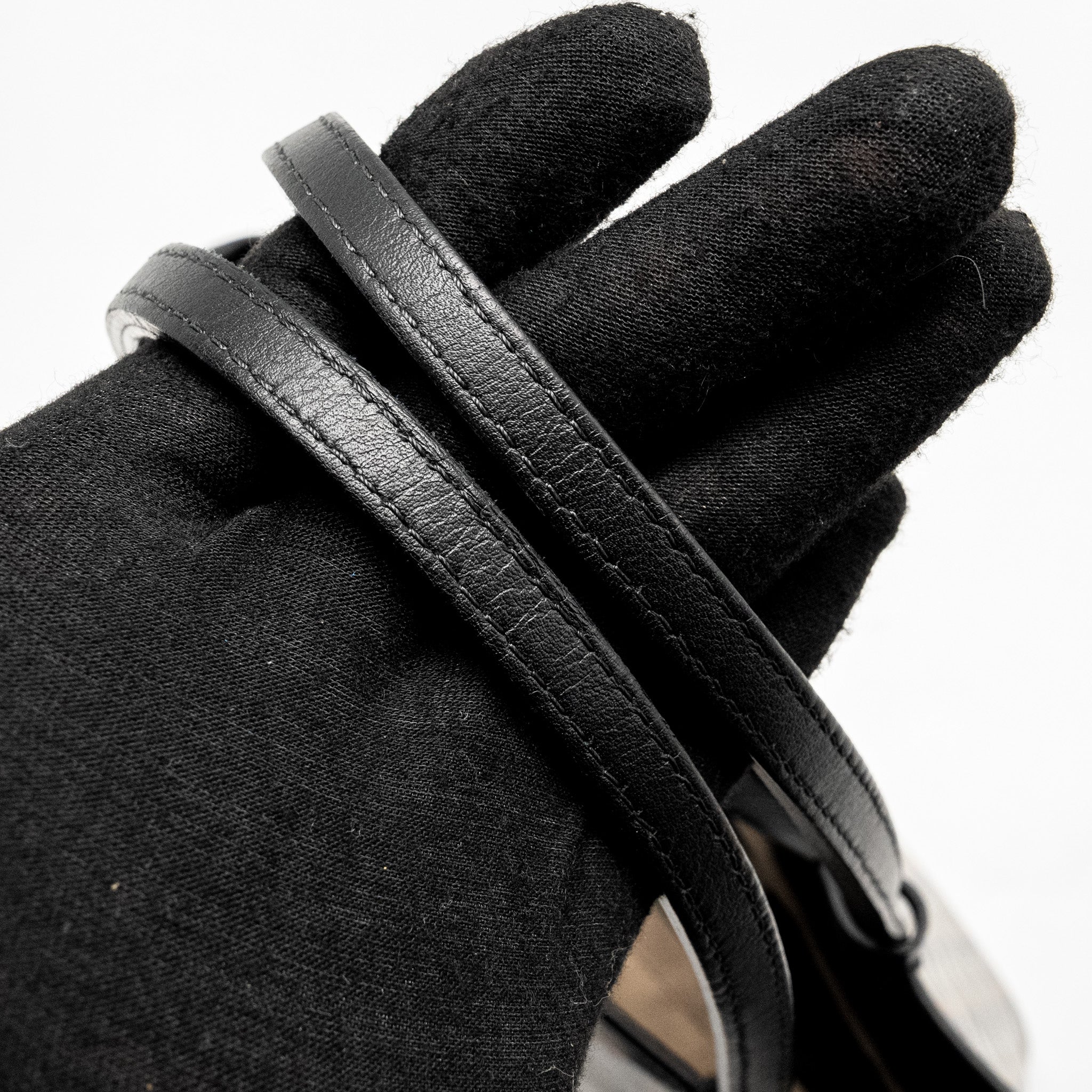GOYARD MINI ANJOU TOTE GOYARDINE CANVAS / CALFSKIN BLACK SHW