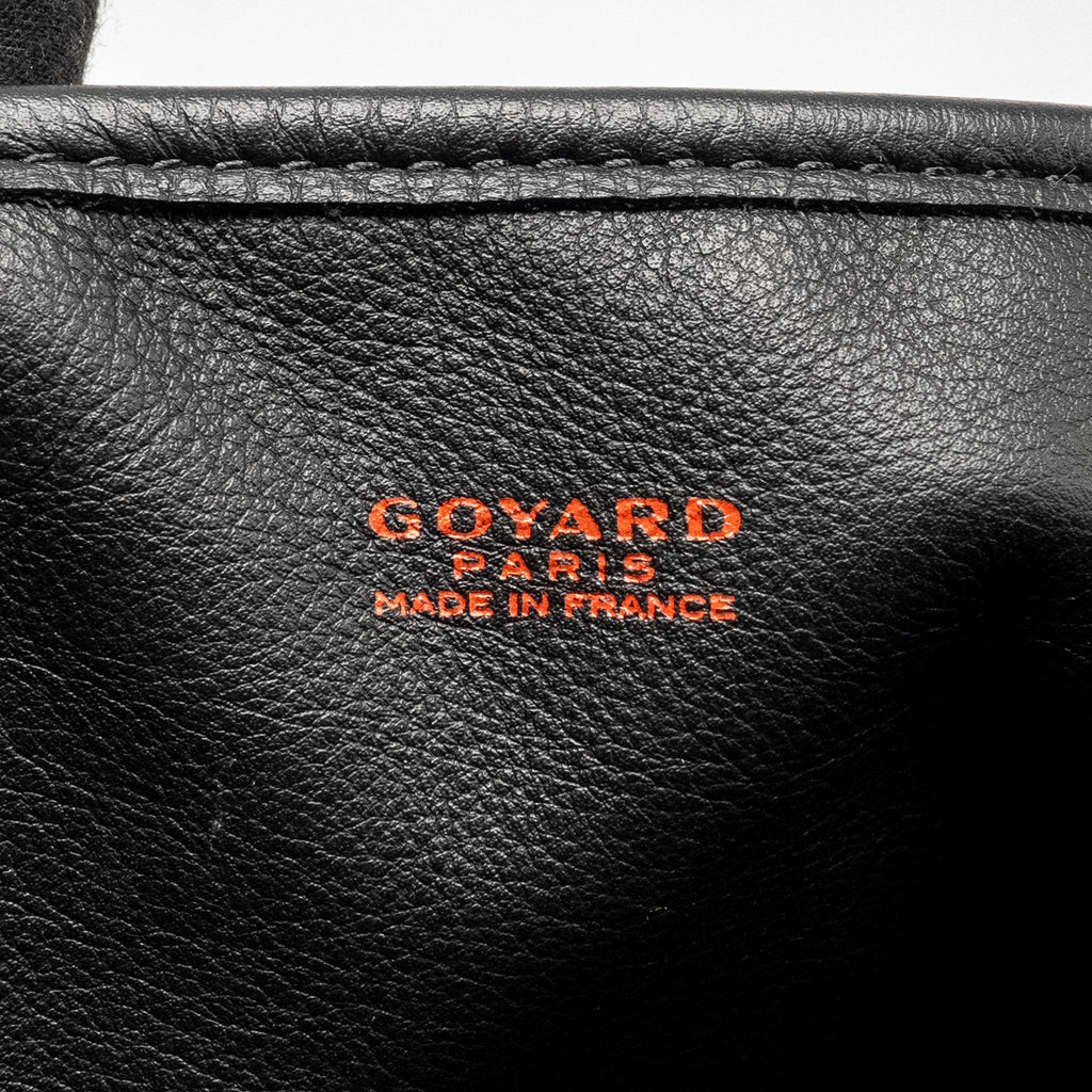 GOYARD MINI ANJOU TOTE GOYARDINE CANVAS / CALFSKIN BLACK SHW