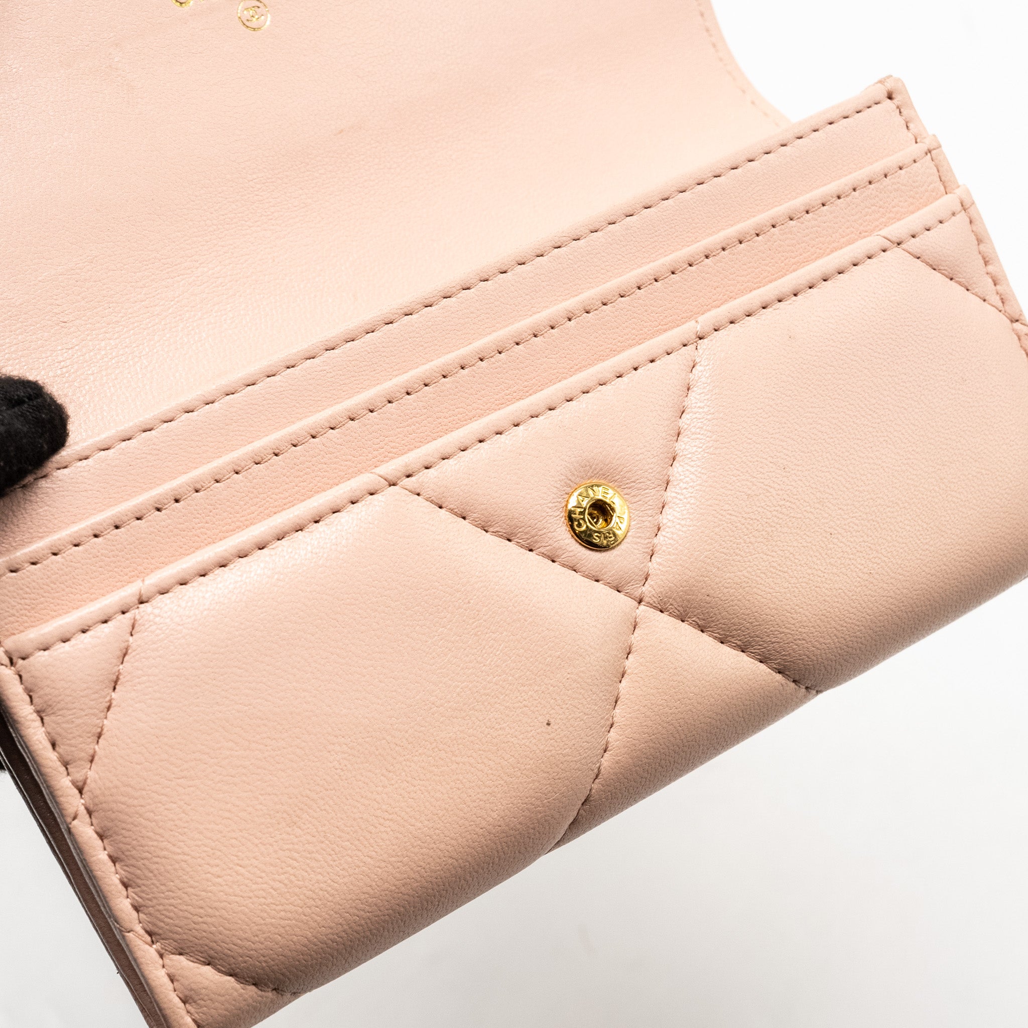 CHANEL 19 LONG FLAP WALLET LAMBSKIN PINK GHW (MICROCHIP)