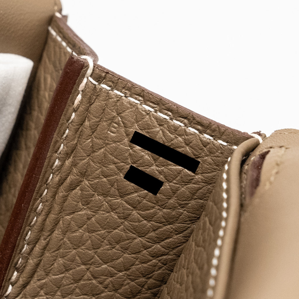 HERMES HALZAN 25 CLEMENCE ETOUPE SHW