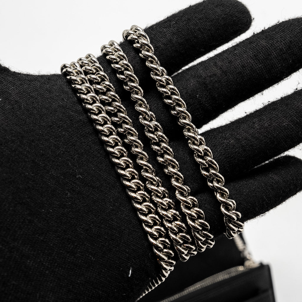 LOUIS VUITTON MYLOCKME CHAIN POCHETTE CALFSKIN BLACK SHW