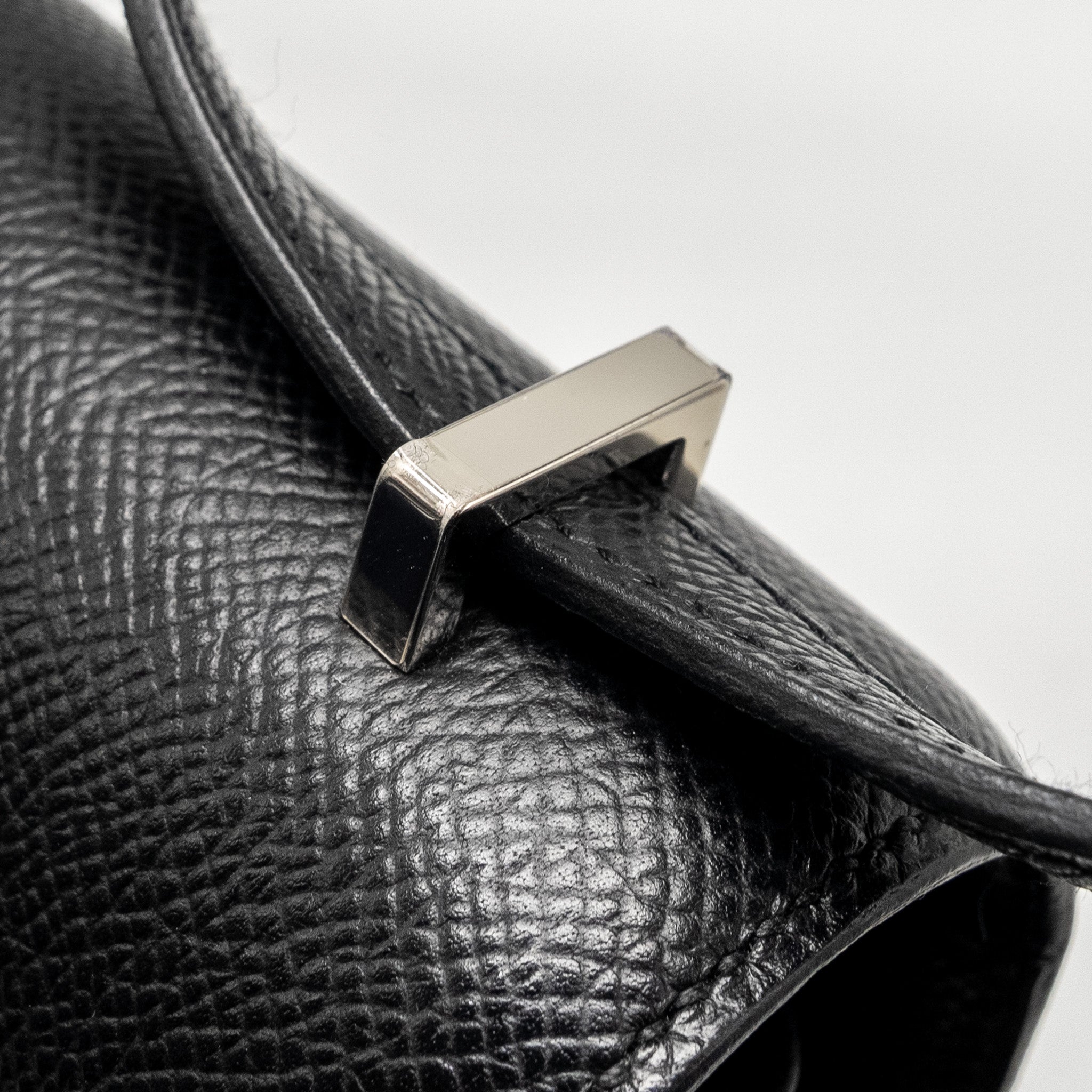 HERMES MINI CONSTANCE EPSOM BLACK SHW