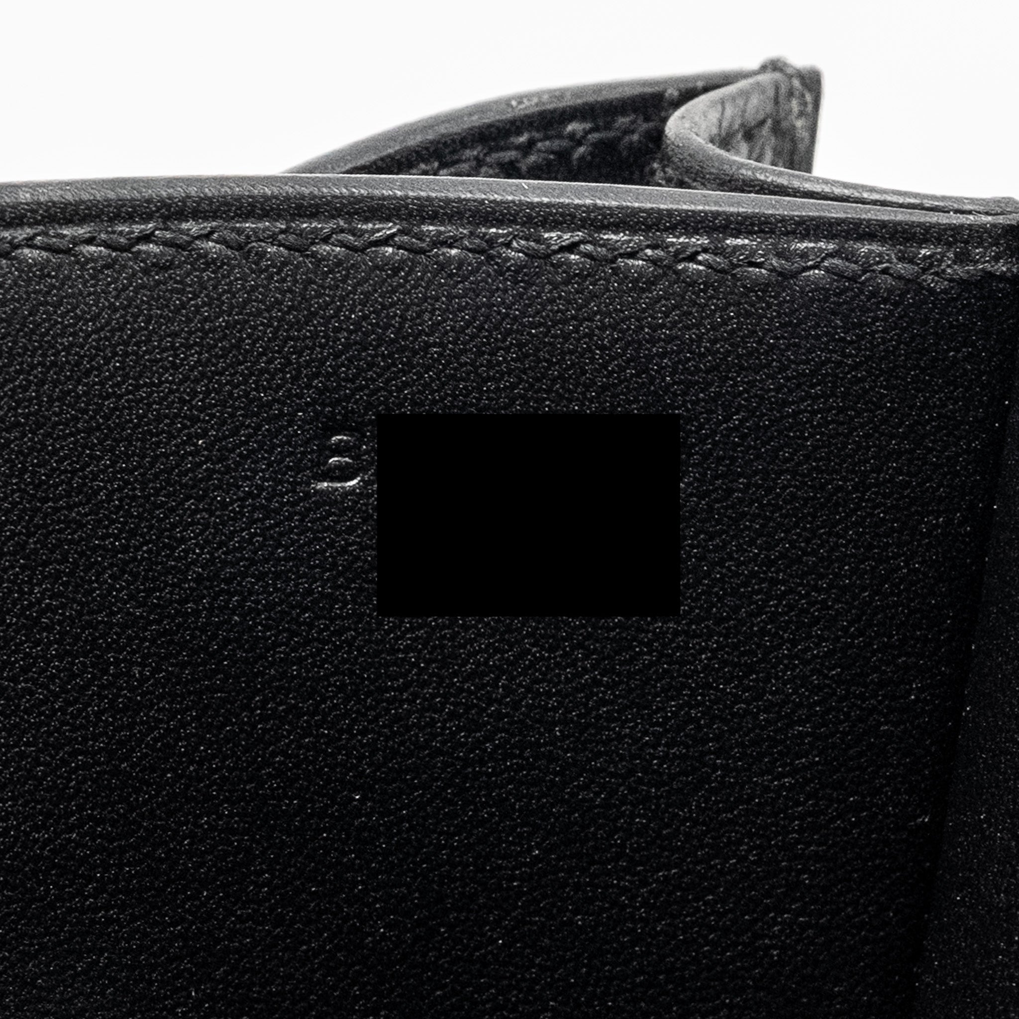HERMES MINI CONSTANCE EPSOM BLACK SHW