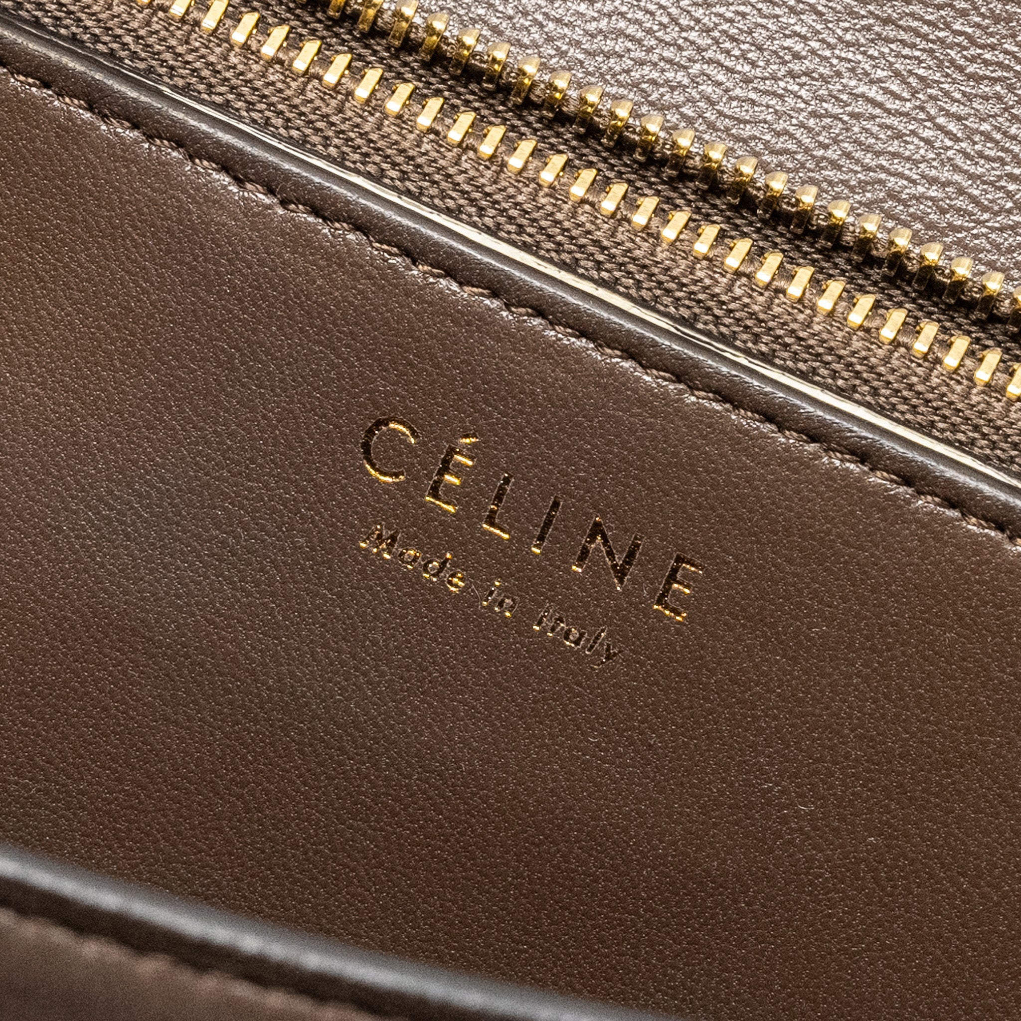 CELINE MEDIUM BOX LIZARD NATURAL GHW