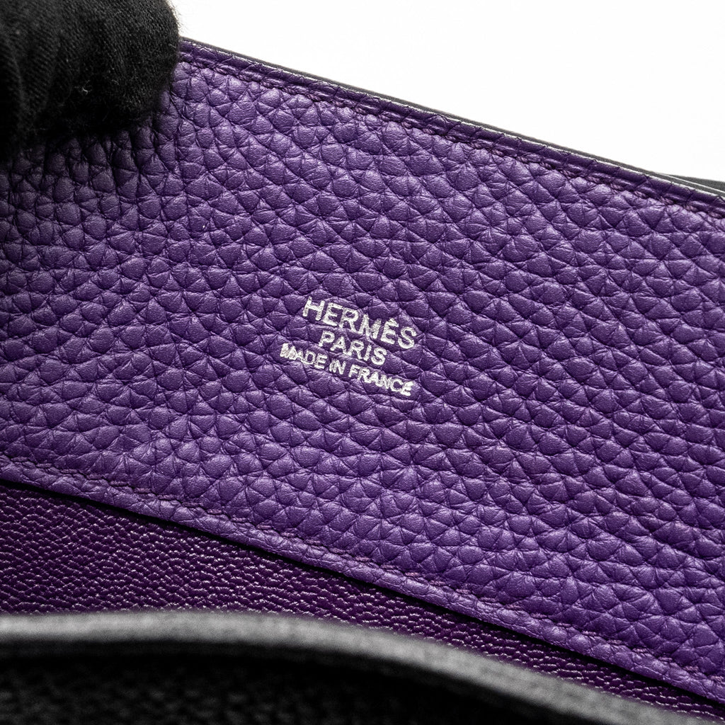 HERMES SO KELLY 26 CLEMENCE VERT/ IRIS SHW