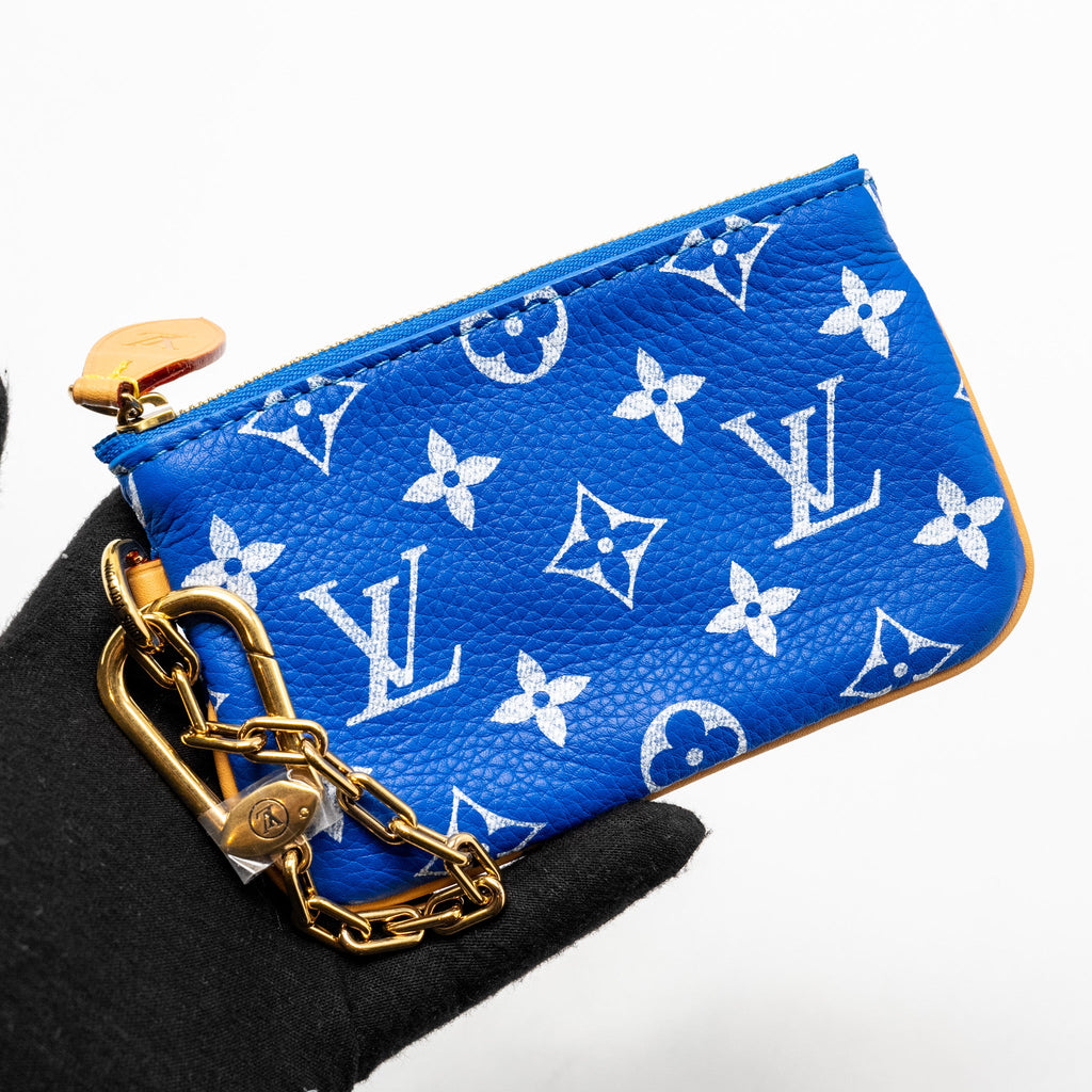 LOUIS VUITTON SPEEDY P9 BANDOULIERE 25 MONOGRAM SOFT CALFSKIN BLEU GHW