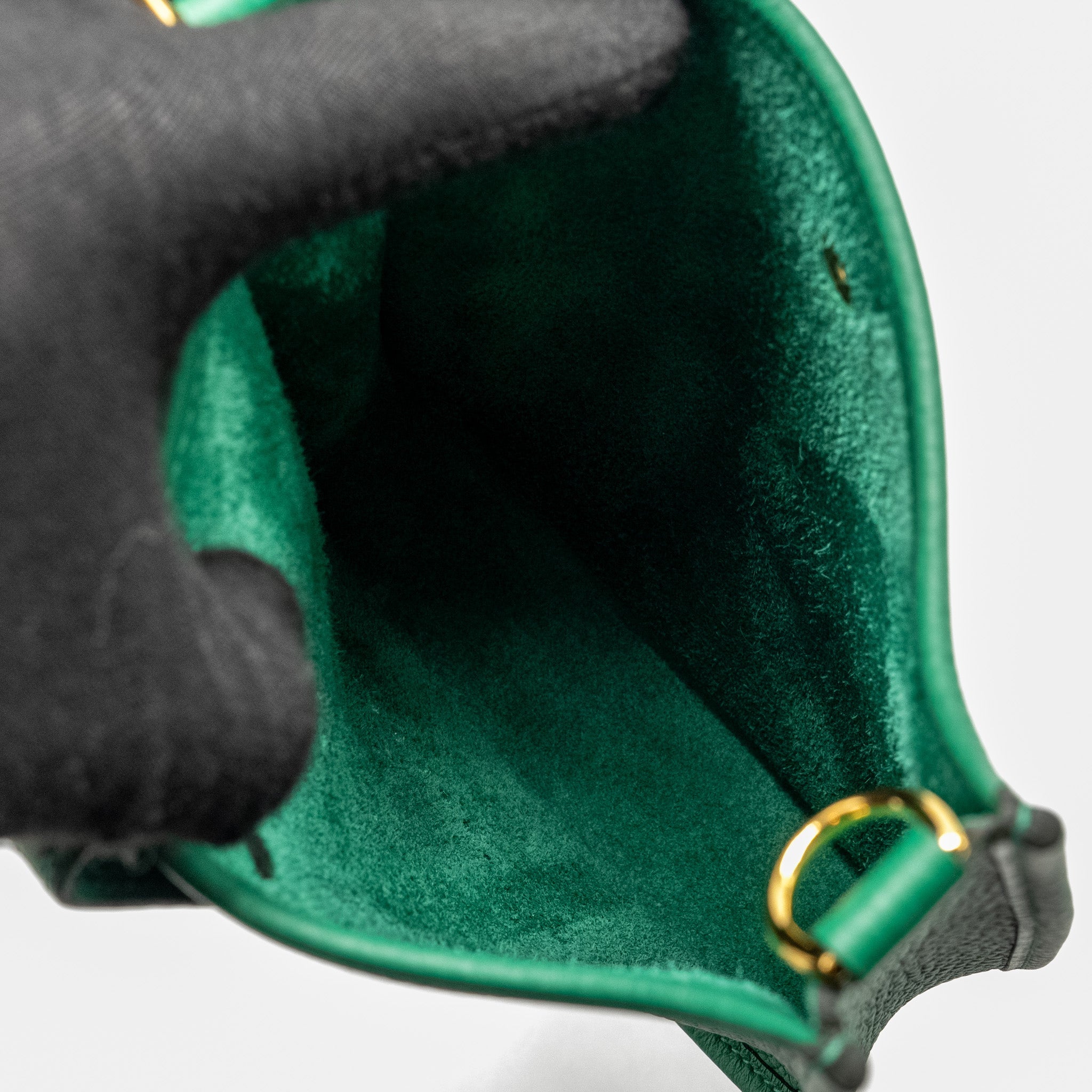 HERMES MINI EVELYN CLEMENCE VERT VERTIGO GHW