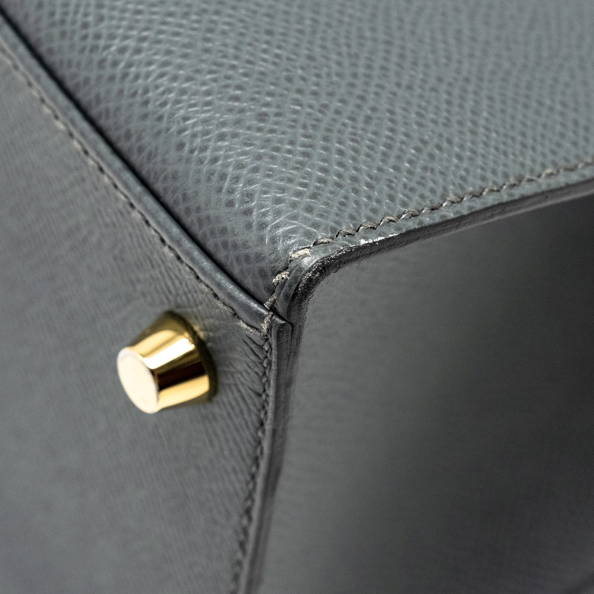 HERMES KELLY 28 EPSOM VERT AMANDE GHW