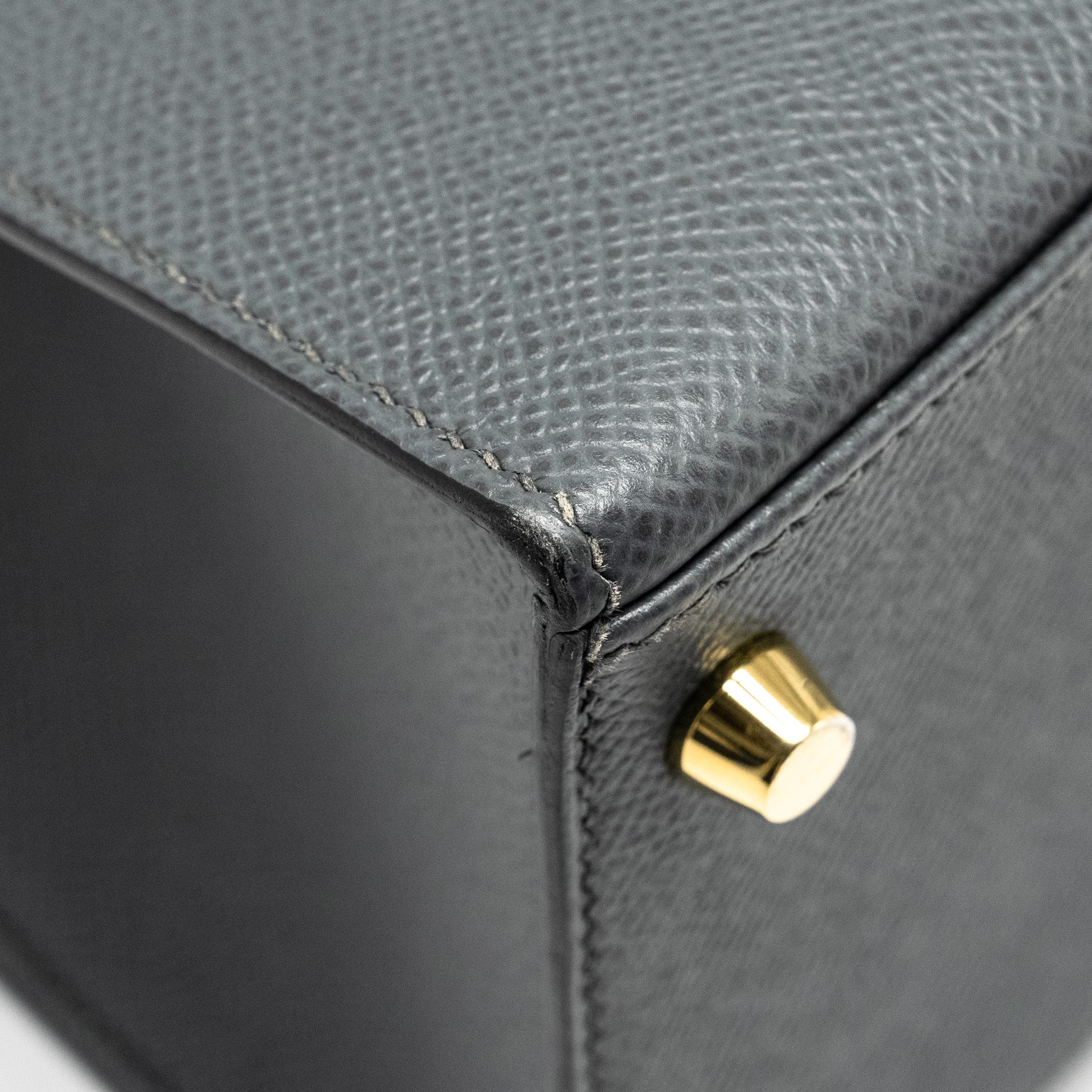 HERMES KELLY 28 EPSOM VERT AMANDE GHW