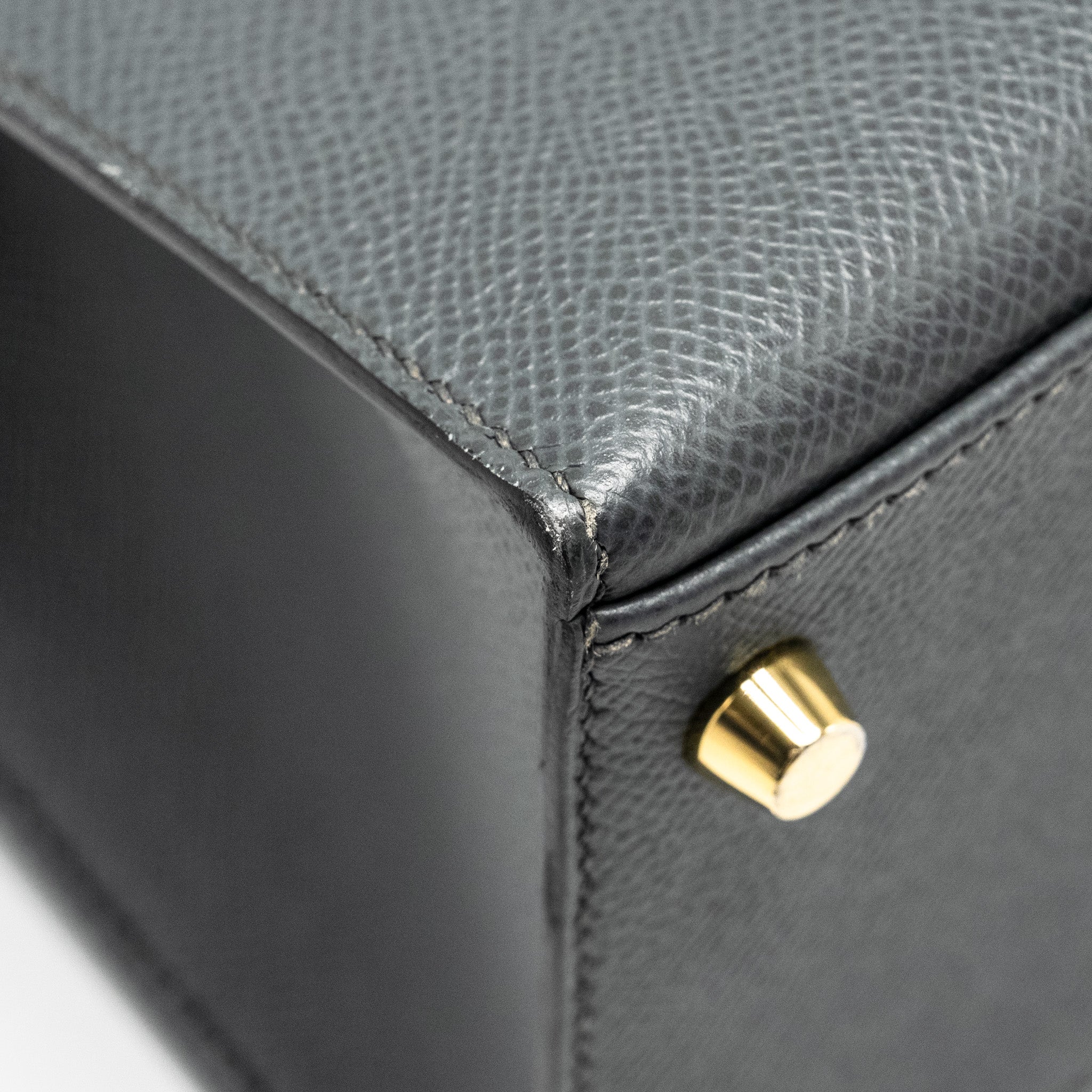 HERMES KELLY 28 EPSOM VERT AMANDE GHW
