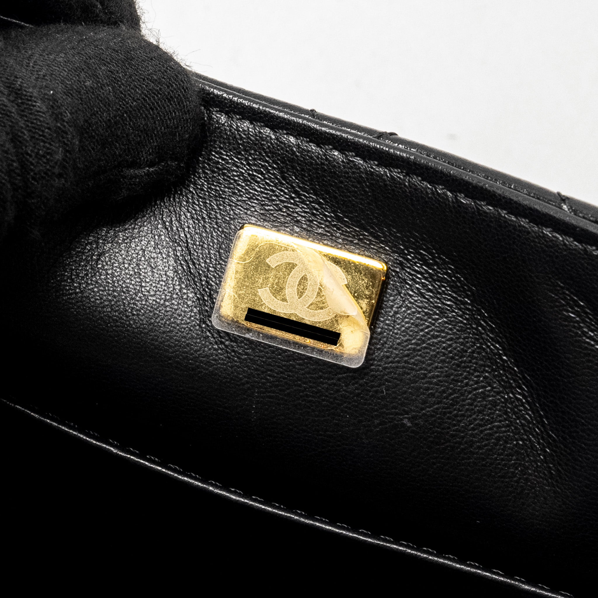 CHANEL 22K RETRO CLASSIC NEW SQUARE LARGE FLAP BAG GOATSKIN BLACK GHW (MICROCHIP)