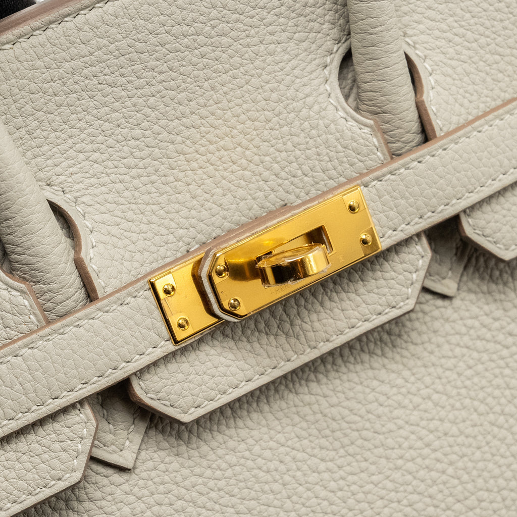 HERMES BIRKIN 25 TOGO GRIS PERLE GHW