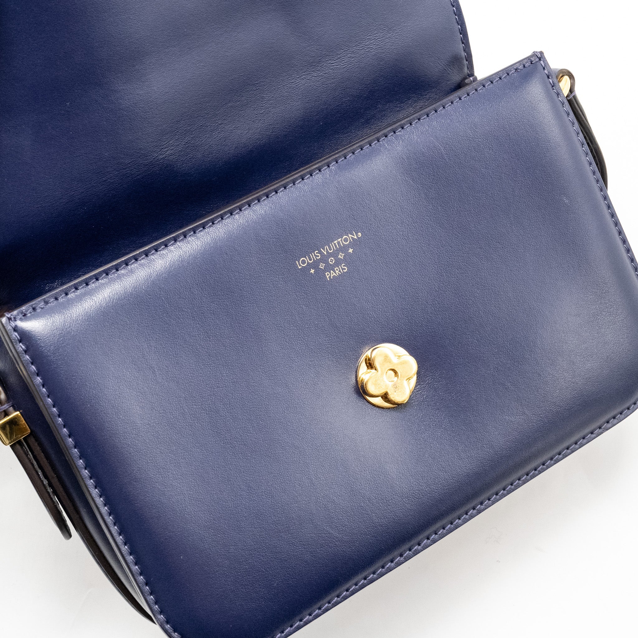 LOUIS VUITTON PONT 9 CALFSKIN DARK BLUE GHW