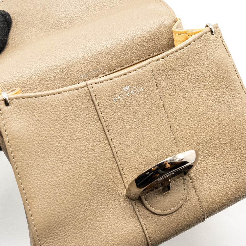 DELVAUX MINI BRILLANT BAG CALFSKIN GREY SHW