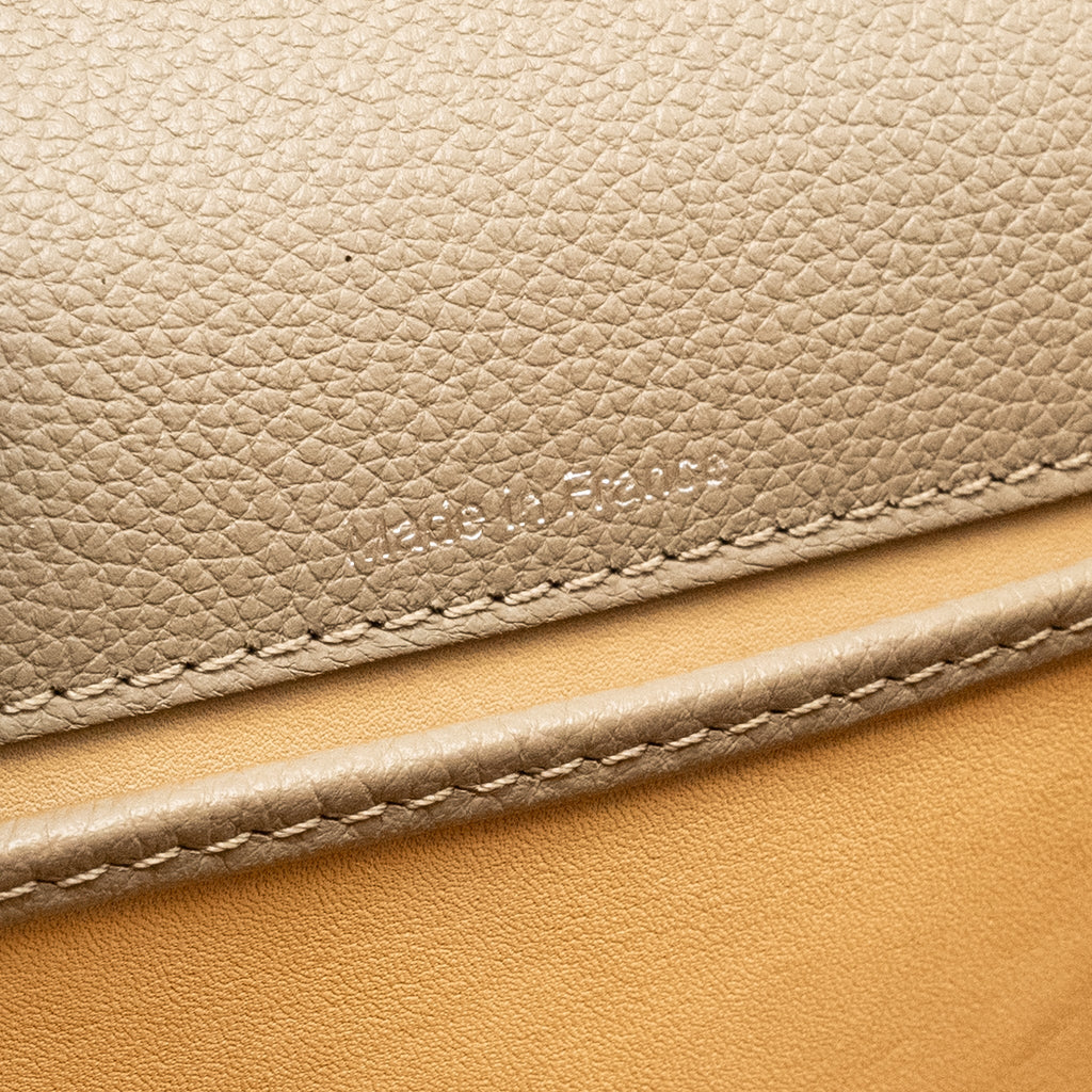 DELVAUX MINI BRILLANT BAG CALFSKIN GREY SHW