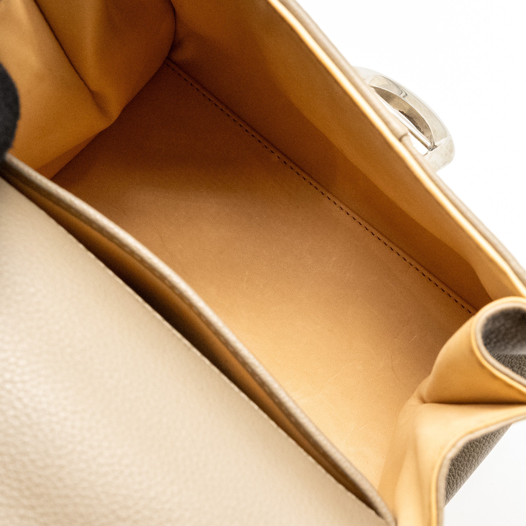 DELVAUX MINI BRILLANT BAG CALFSKIN GREY SHW