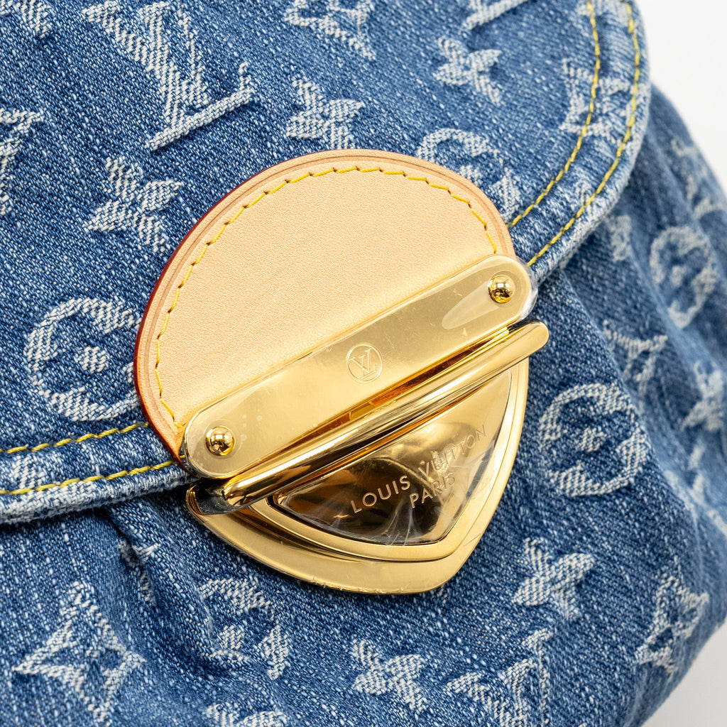 LOUIS VUITTON SUNSET MONOGRAM DENIM REMIX LIGHT BLUE LIMITED EDITION GHW