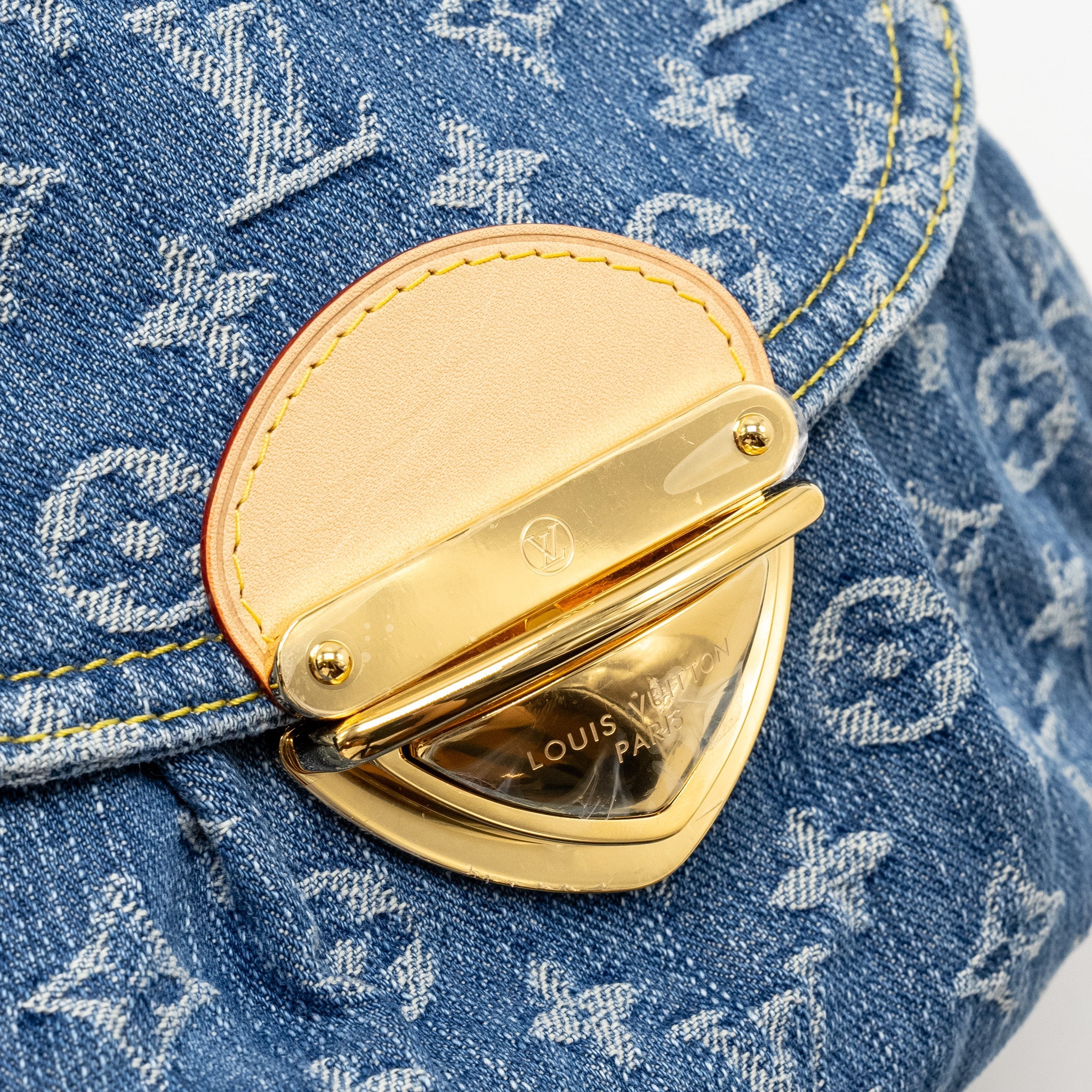 LOUIS VUITTON SUNSET MONOGRAM DENIM REMIX LIGHT BLUE LIMITED EDITION GHW