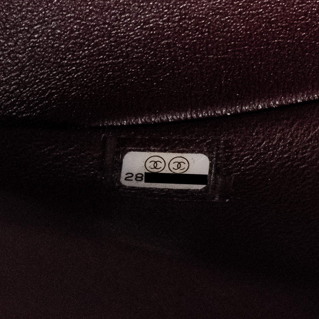 CHANEL LARGE 2.55 REISSUE FLAP BAG AGED CALFSKIN BLACK GHW