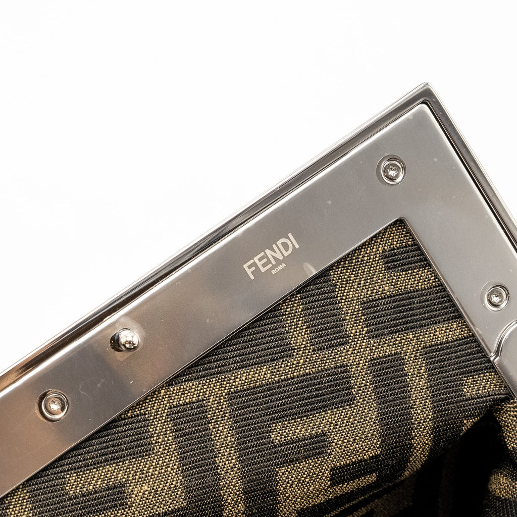 FENDI SMALL FENDI FIRST CLUTCH BAG NAPPA LILAC SHW