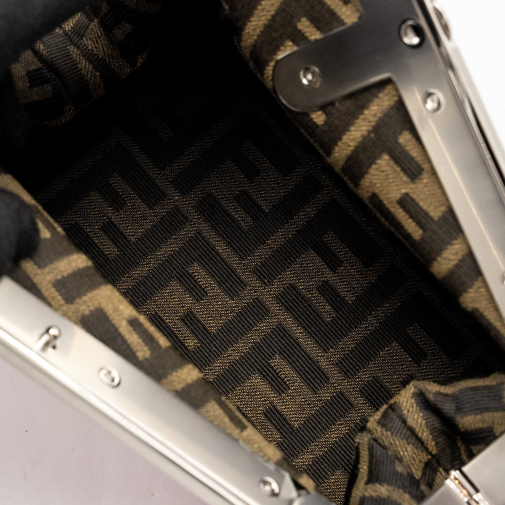 FENDI SMALL FENDI FIRST CLUTCH BAG NAPPA LILAC SHW