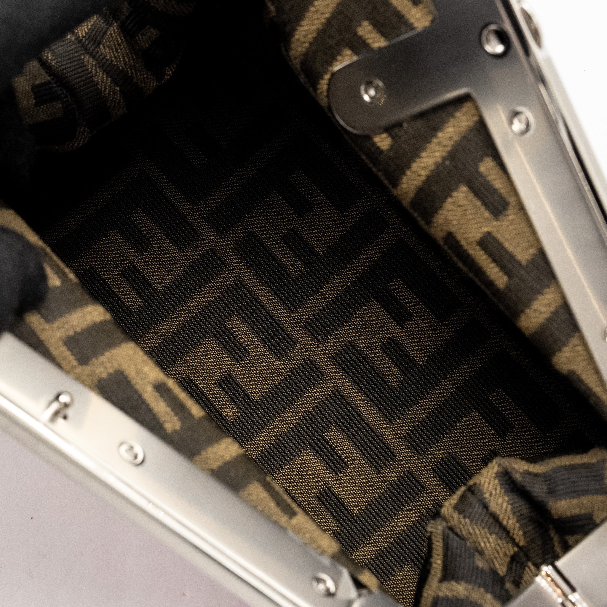 FENDI SMALL FENDI FIRST CLUTCH BAG NAPPA LILAC SHW