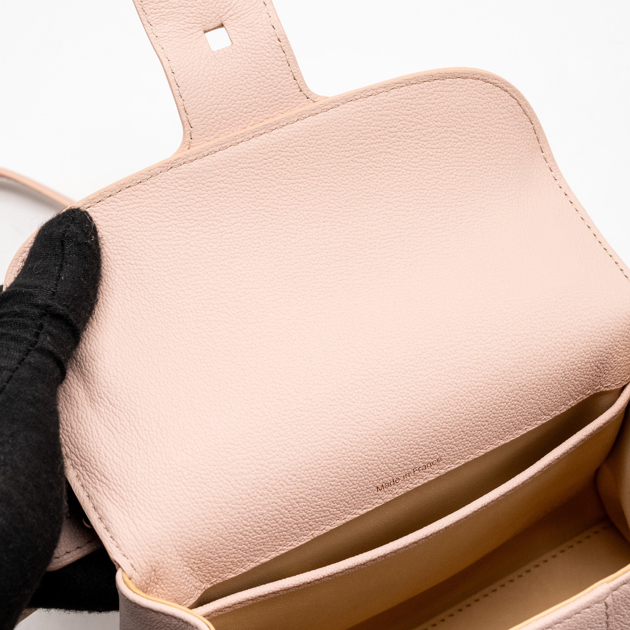 DELVAUX MINI BRILLIANT BAG CALFSKIN PINK RGHW