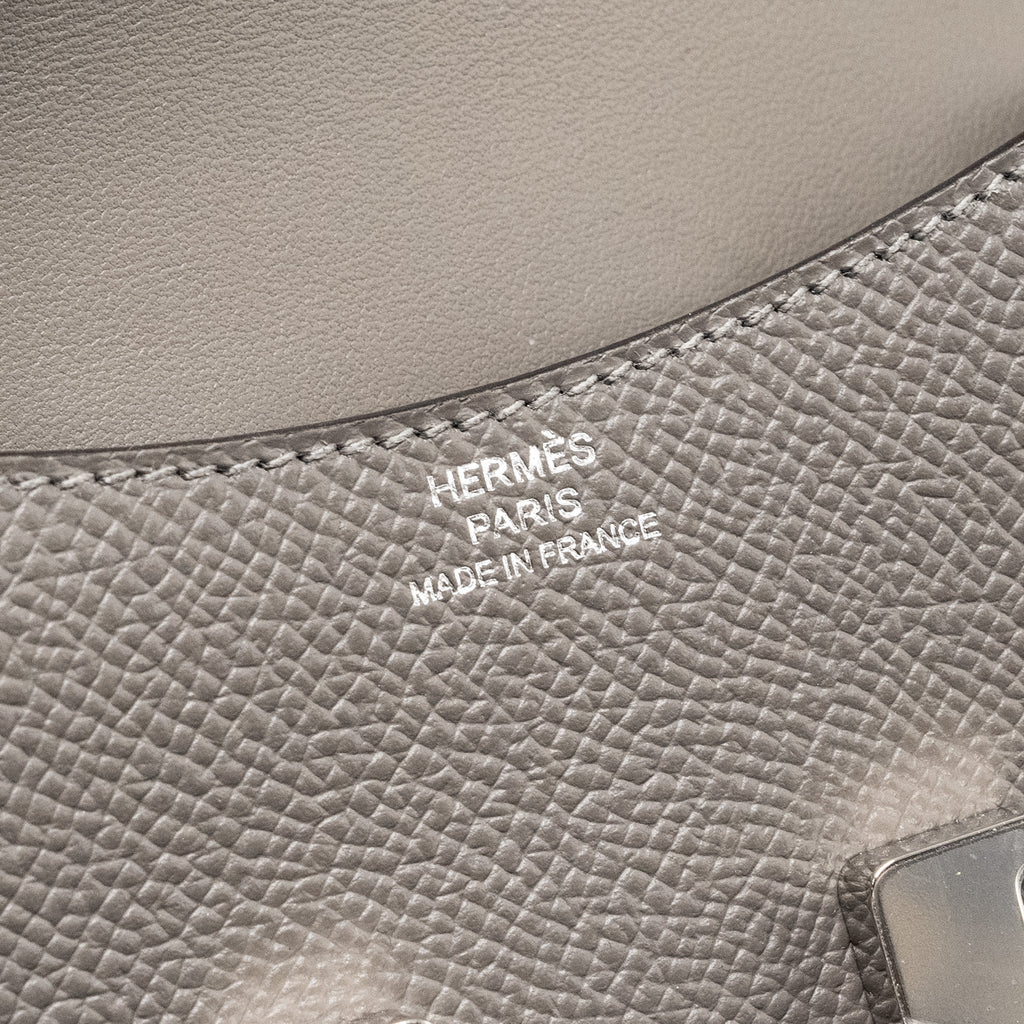 HERMES CONSTANCE SLIM EPSOM GRIS MYER SHW