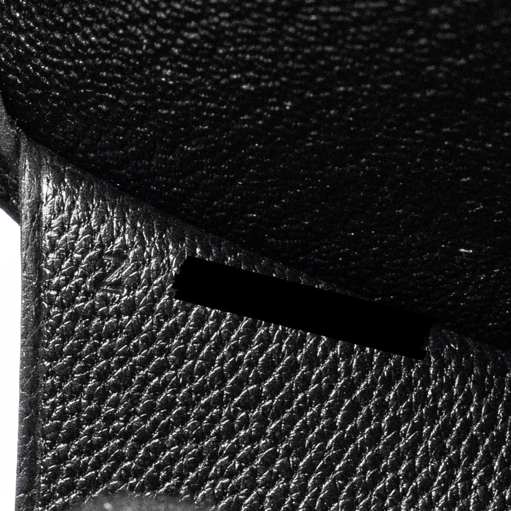 HERMES POCHETTE BACKPOCKET 25 TOGO BLACK GHW