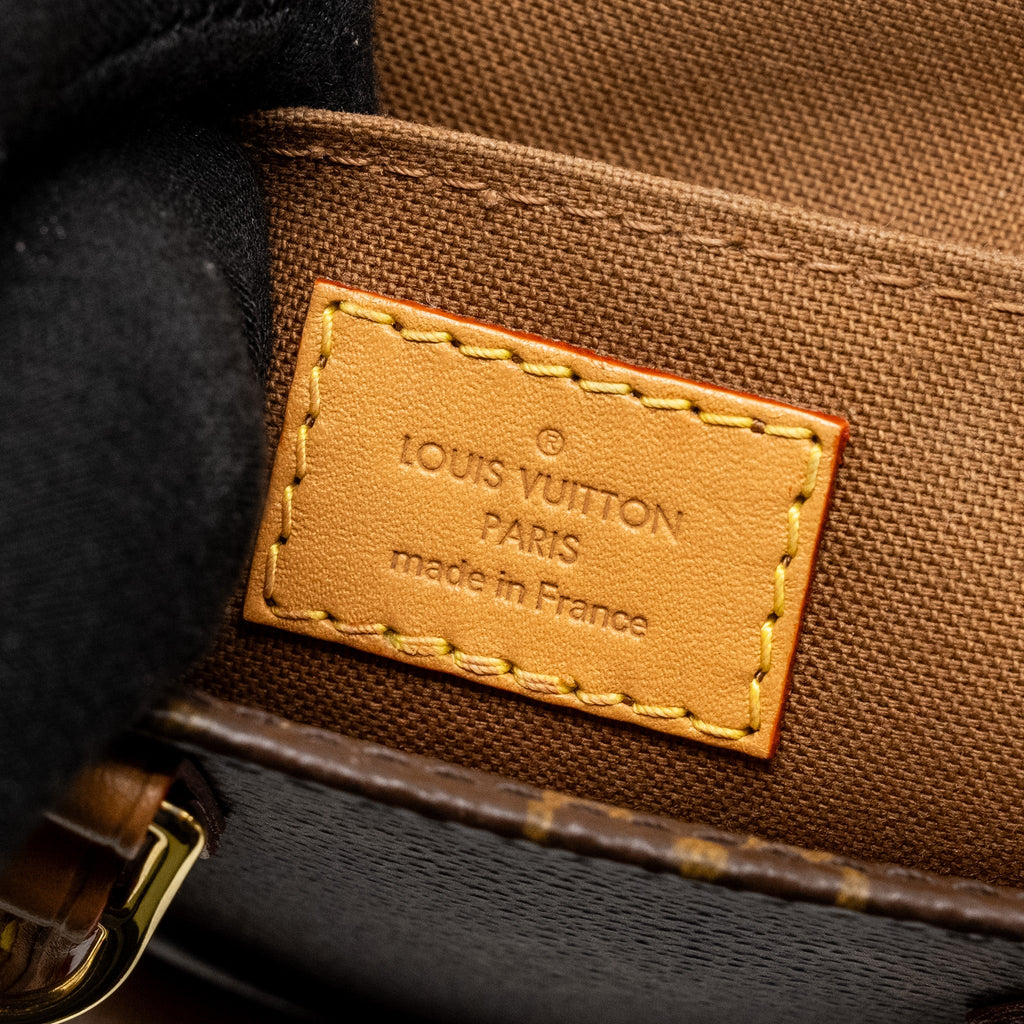 LOUIS VUITTON PETIT SAC PLAT MONOGRAM CANVAS GHW