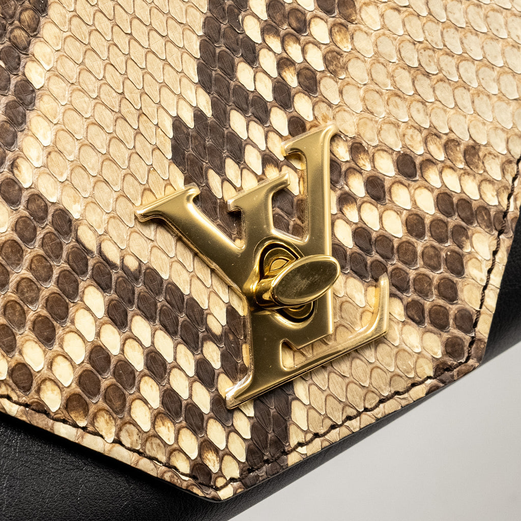 LOUIS VUITTON LOVE NOTE BAG PYTHON/CALFSKIN BLACK/MULTICOLOUR GHW