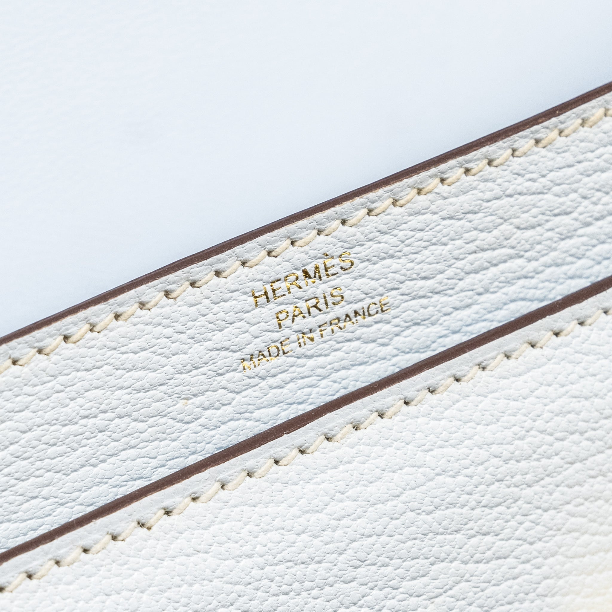 HERMES MINI VERROU CHEVRE MYSORE BLUE BRUME GHW