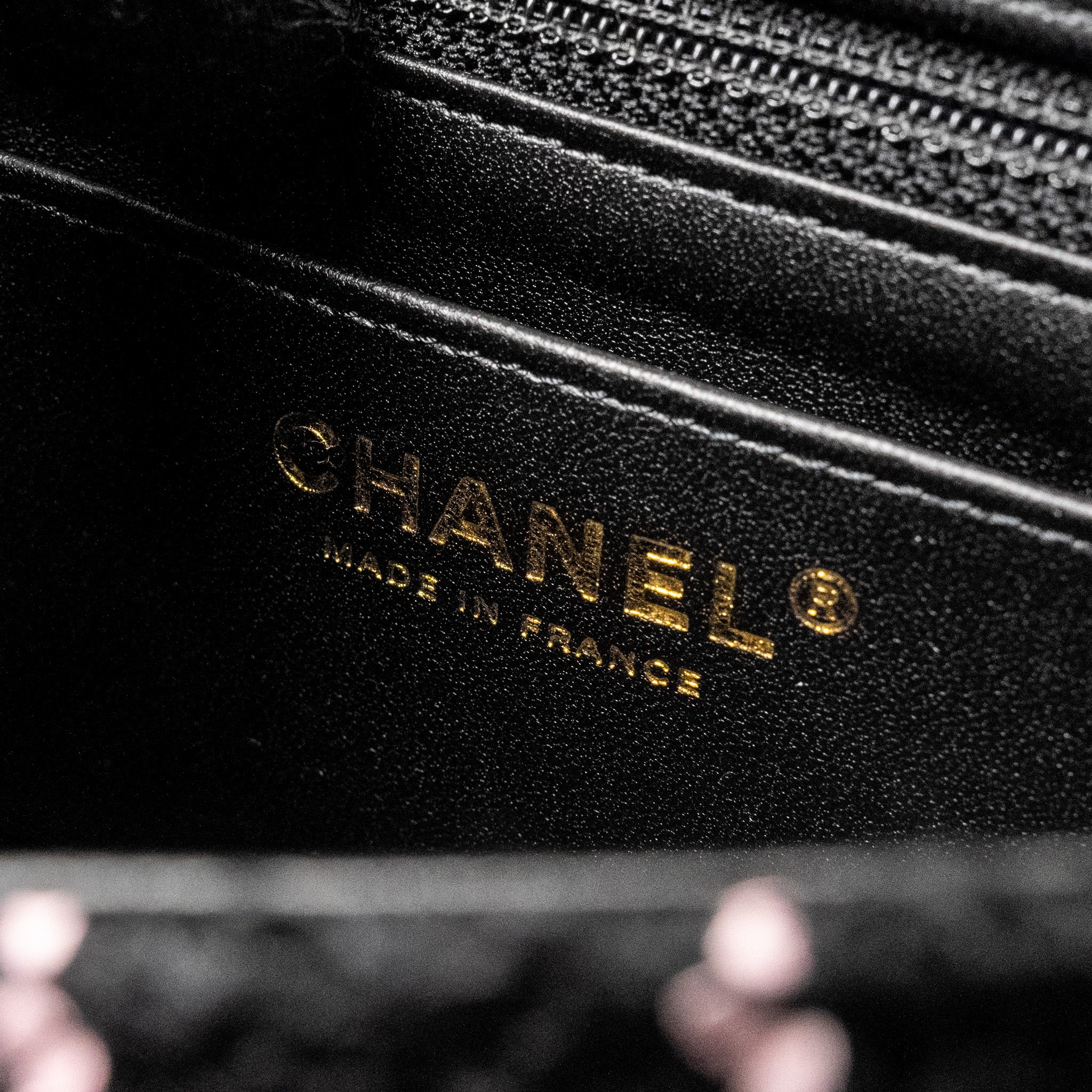 CHANEL 23K FLOWER BOMB MINI RECTANGULAR FLAP BAG TWEED BLACK / PINK LGHW (MICROCHIP)