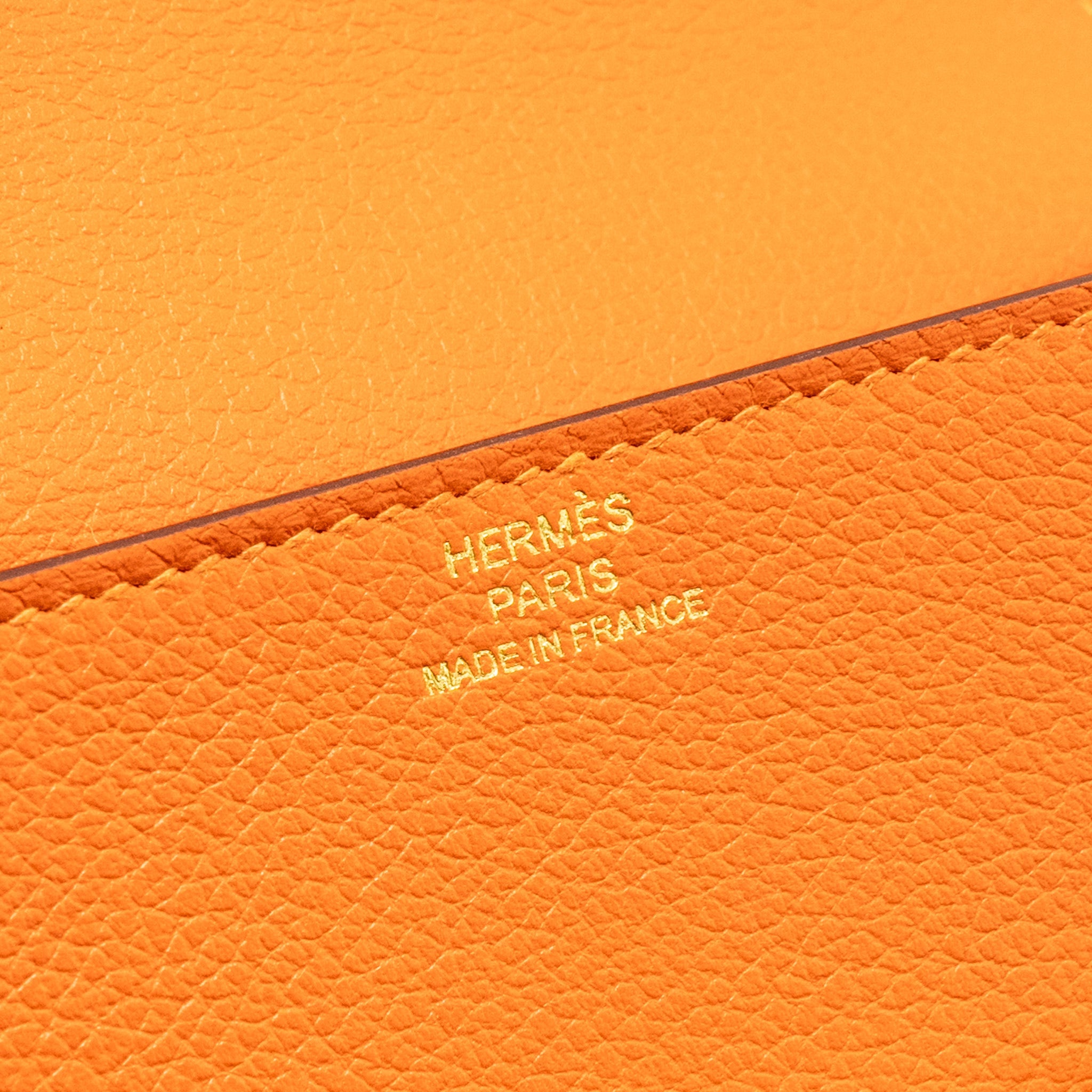 HERMES ROULIS SLIM EVERCOLOR ORANGE GHW