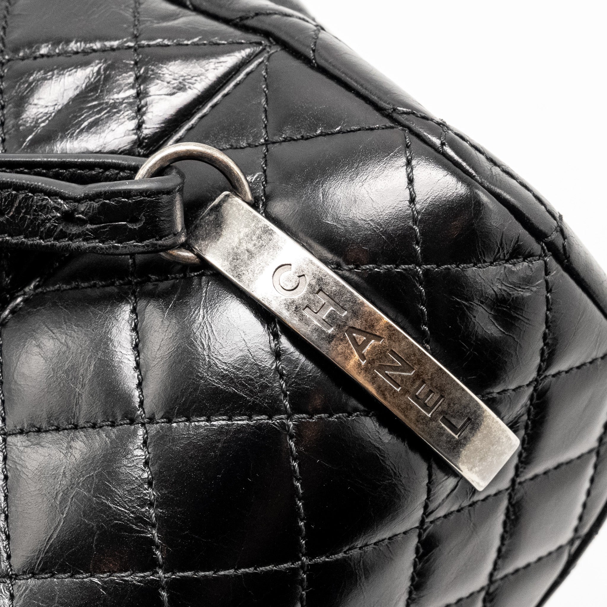 CHANEL MOUNTAIN BACKPACK QUILTED CALFSKIN BLACK RUTHENIUM HARDWARE