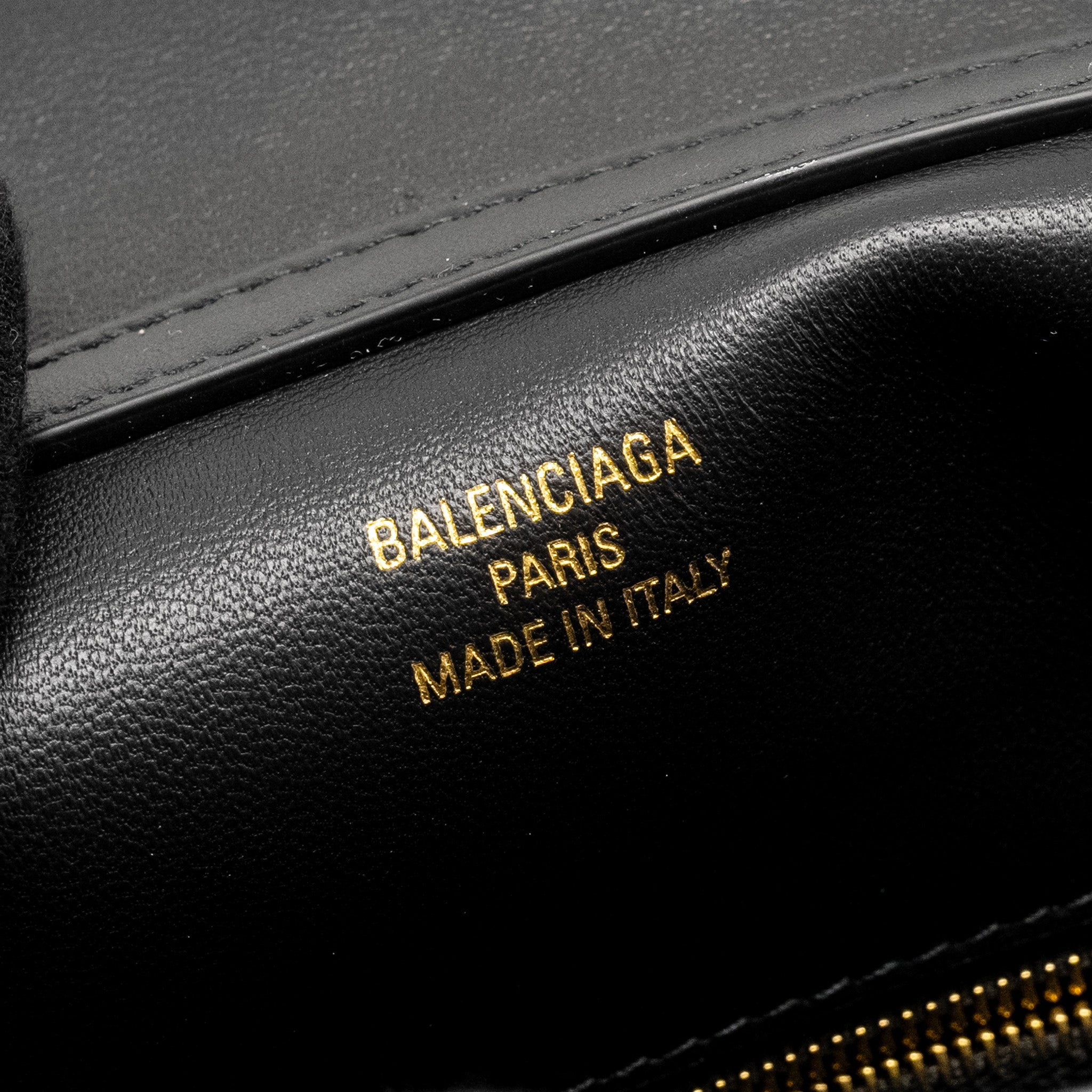 BALENCIAGA MEDIUM RODEO HANDBAG SMOOTH CALFSKIN BLACK GHW