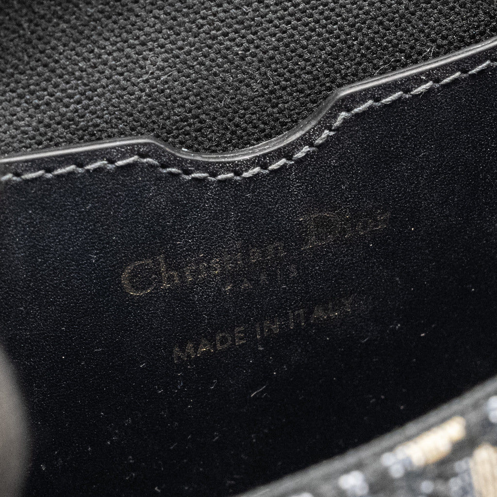 DIOR MEDIUM BOBBY BAG OBLIQUE JACQUARD BLUE GHW