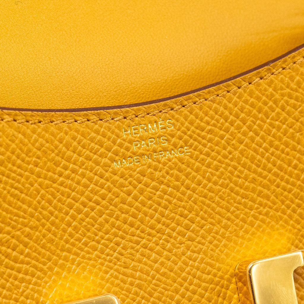 HERMES CONSTANCE SLIM EPSOM SESAME GHW