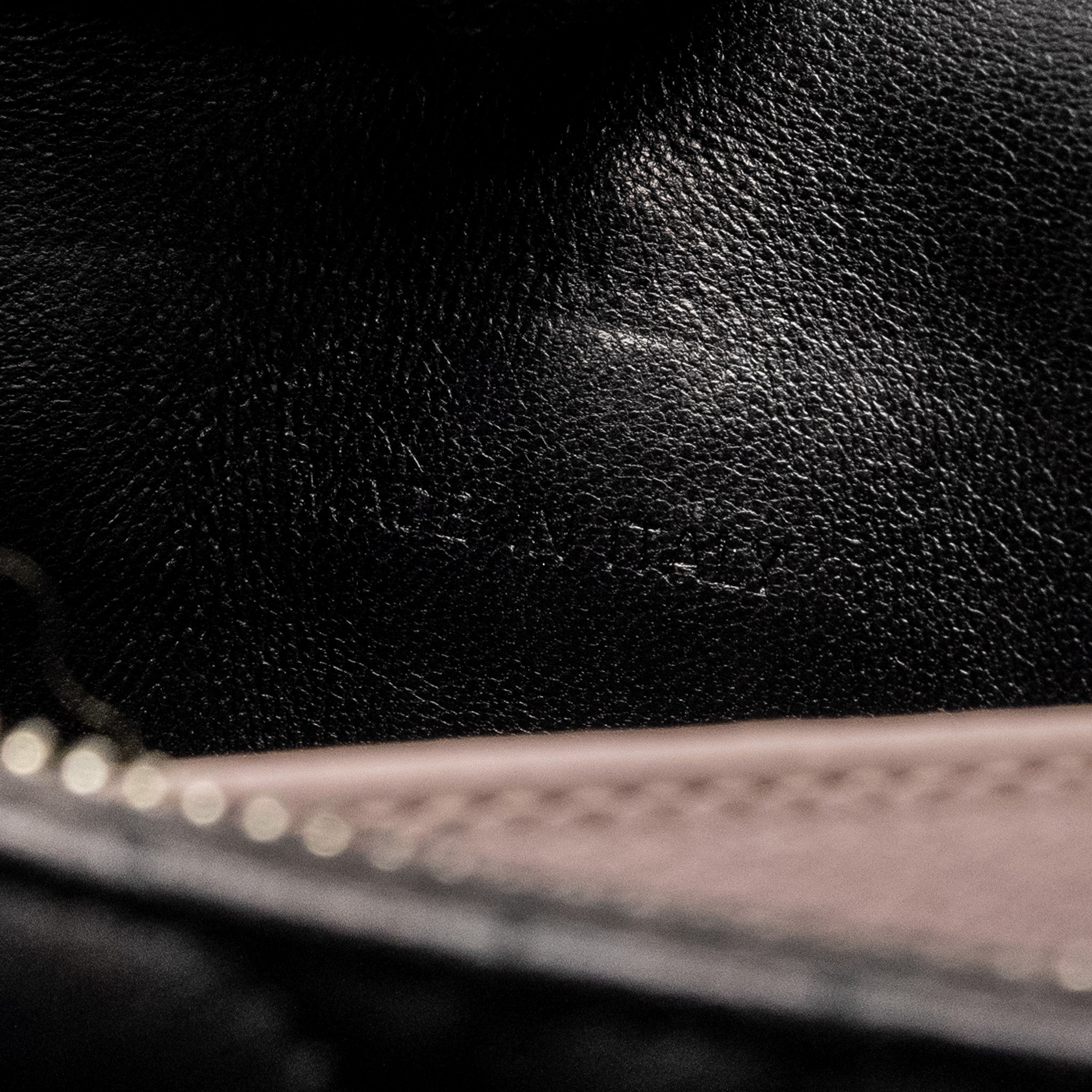DIOR MISS DIOR PROMENADE POUCH BAG LAMBSKIN BLACK SHW
