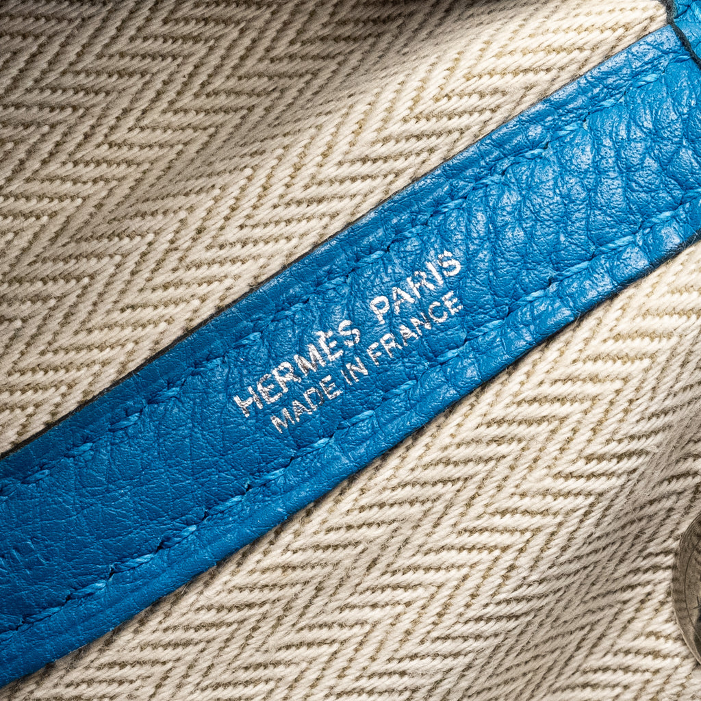 HERMES GARDEN PARTY 30 NEGONDA TURQUOISE SHW