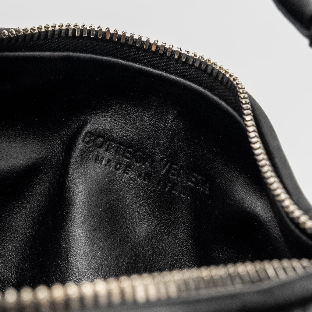 BOTTEGA VENETA MINI JODIE LAMBSKIN BLACK SHW