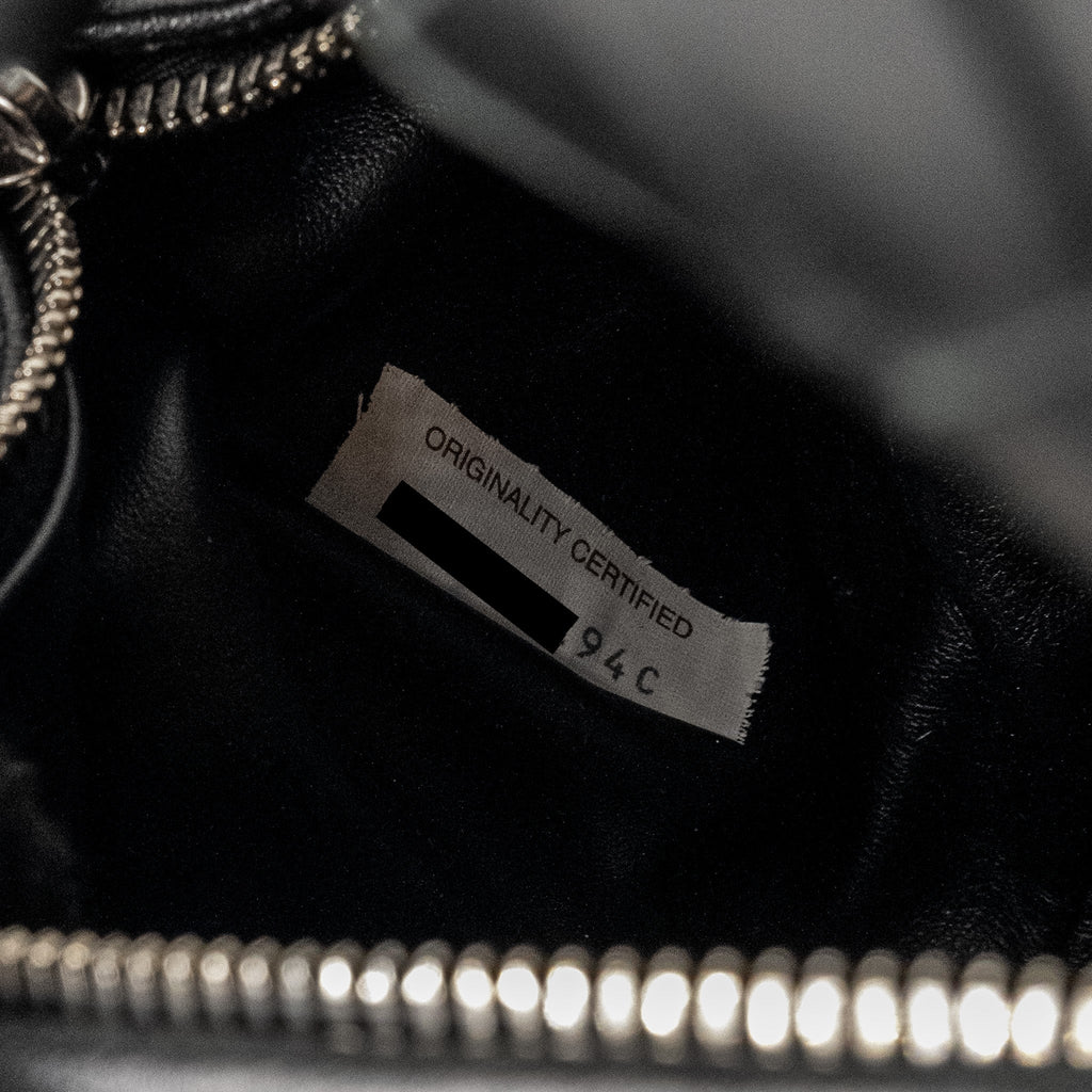 BOTTEGA VENETA MINI JODIE LAMBSKIN BLACK SHW