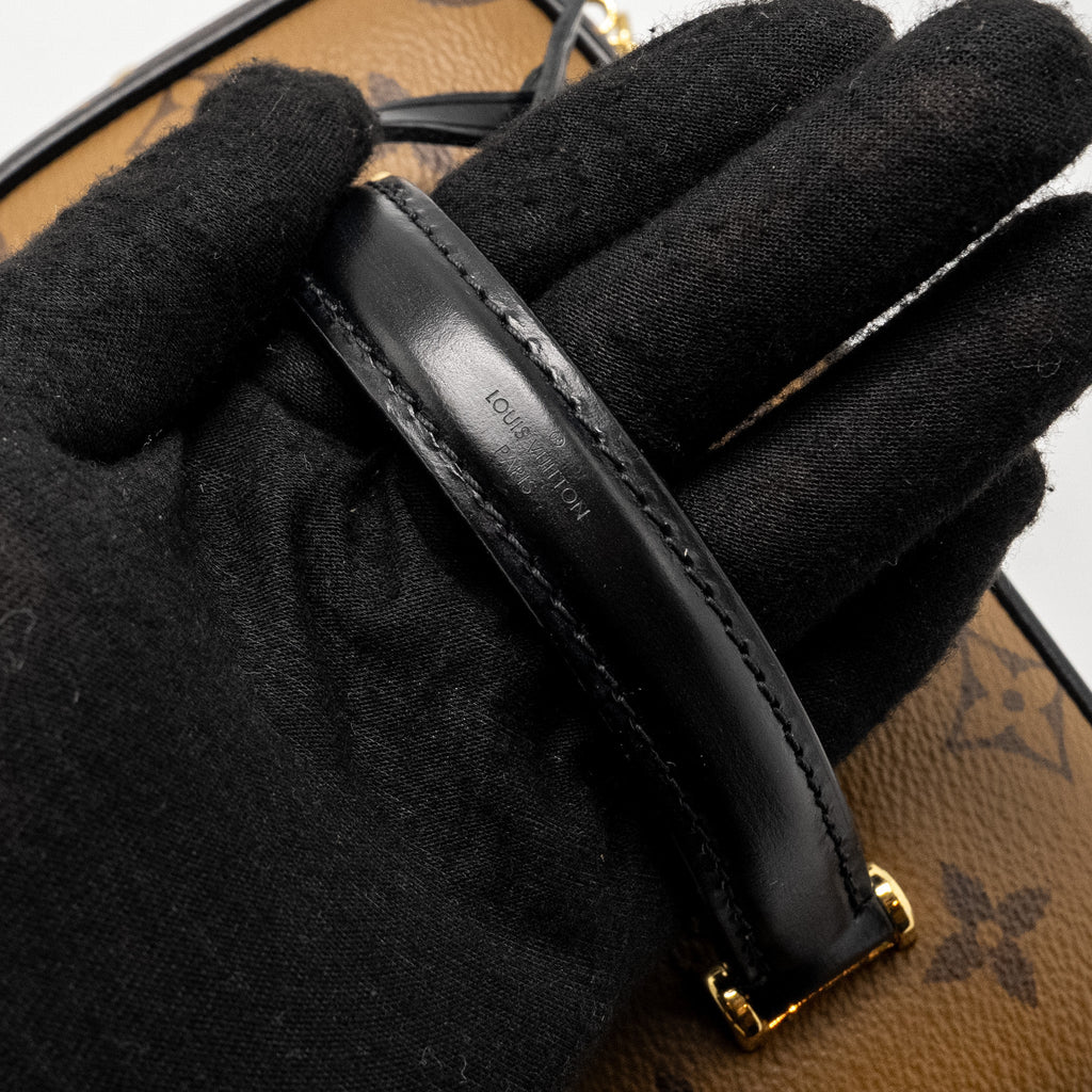 LOUIS VUITTON VANITY CASE PM MONOGRAM REVERSE CANVAS GHW