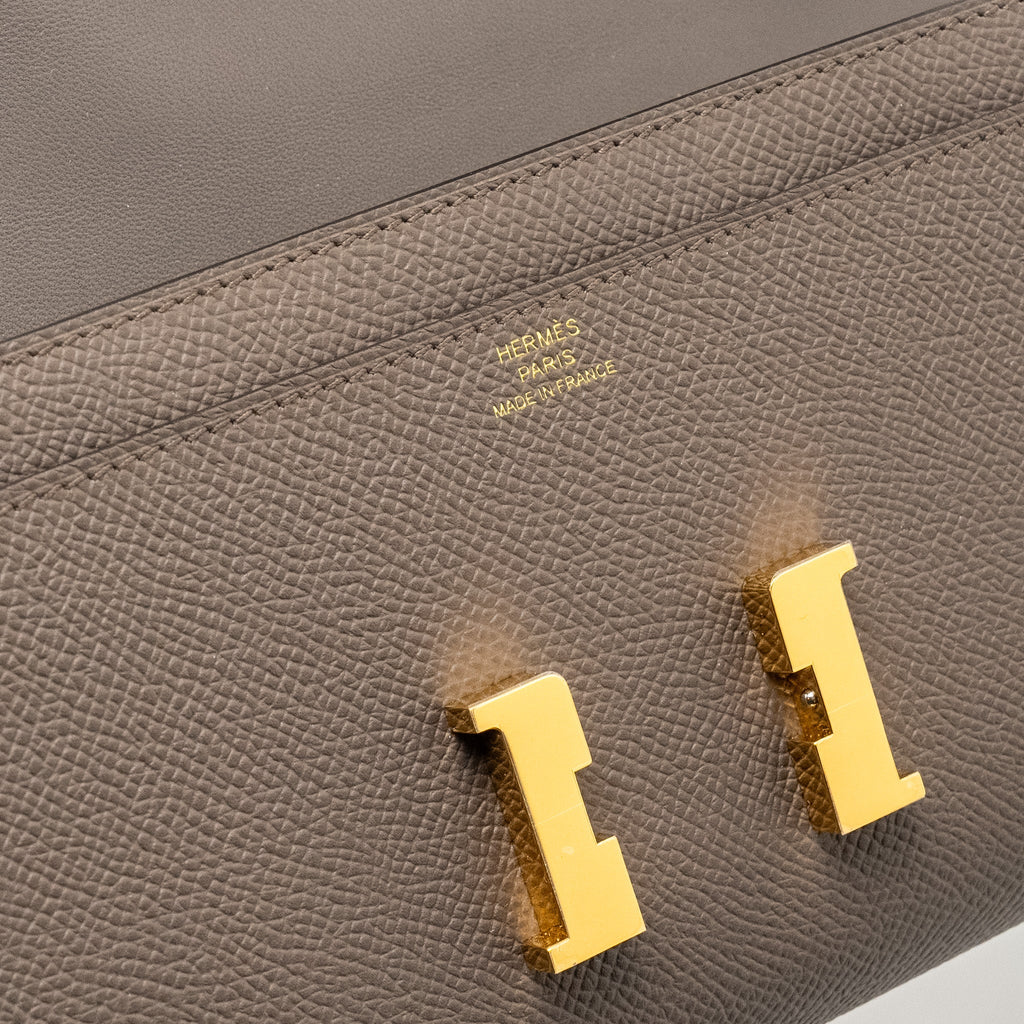HERMES CONSTANCE TO GO EPSOM GRIS ETAIN GHW