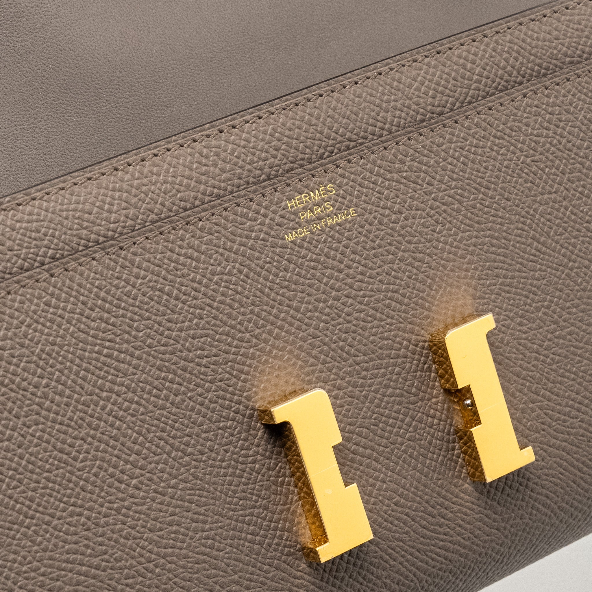 HERMES CONSTANCE TO GO EPSOM GRIS ETAIN GHW