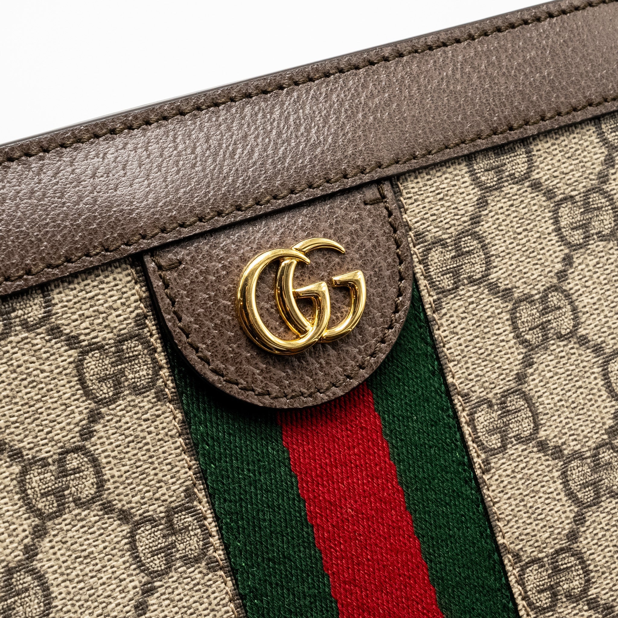 GUCCI OPHIDIA SMALL SHOULDER BAG GG SUPREME CANVAS/LEATHER GHW